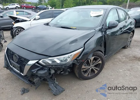 2021 Nissan Sentra Sv Xtronic Cvt z USA, uszkodzony, nr VIN 3N1AB8CV6MY210573